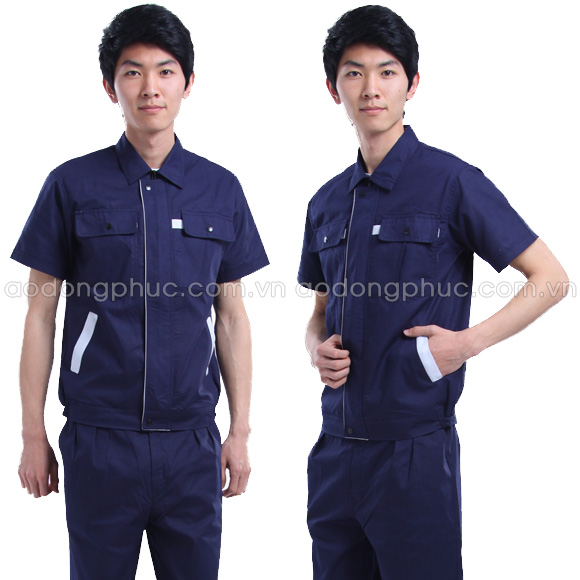 May áo đồng phục công nhân | May ao dong phuc cong nhan